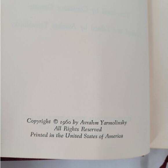 Dostoevsky Three Short Novels 1960 Hardcover – Yarmolinsky Vintage Edition - Picture 7 of 8